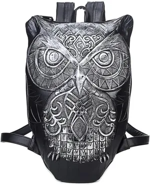 Fashion 3D Backpack Owl Backpack 3D Owl Laptop Computer Handbags Knapsack
