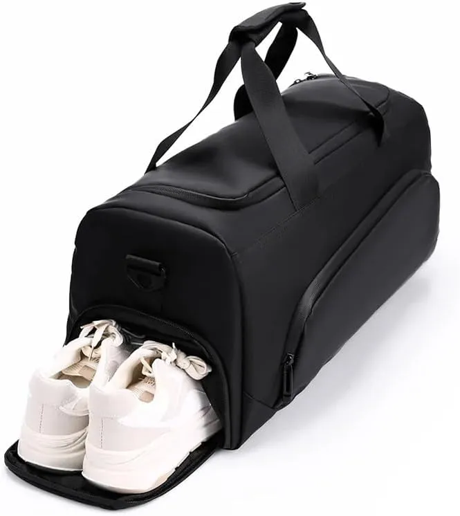 Fashionable Mens Large Capacity Dry Wet Separation Travel Bag Waterproof Womens Fitness Handbag Crossbody Bag(1)