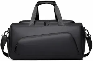 Fashionable Mens Large Capacity Dry Wet Separation Travel Bag Waterproof Womens Fitness Handbag Crossbody Bag(1)