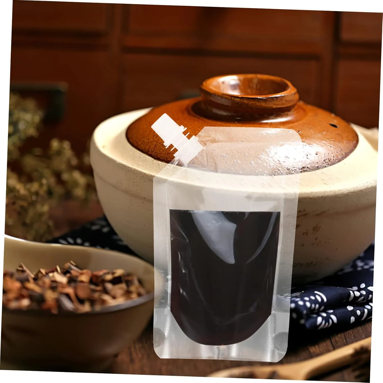 Flexible 1 Set of Plastic Juice Bags Leak Proof Travel Drink Containers