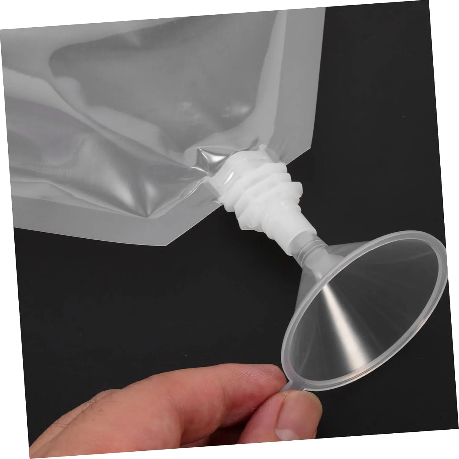 Flexible 1 Set of Plastic Juice Bags Leak Proof Travel Drink Containers