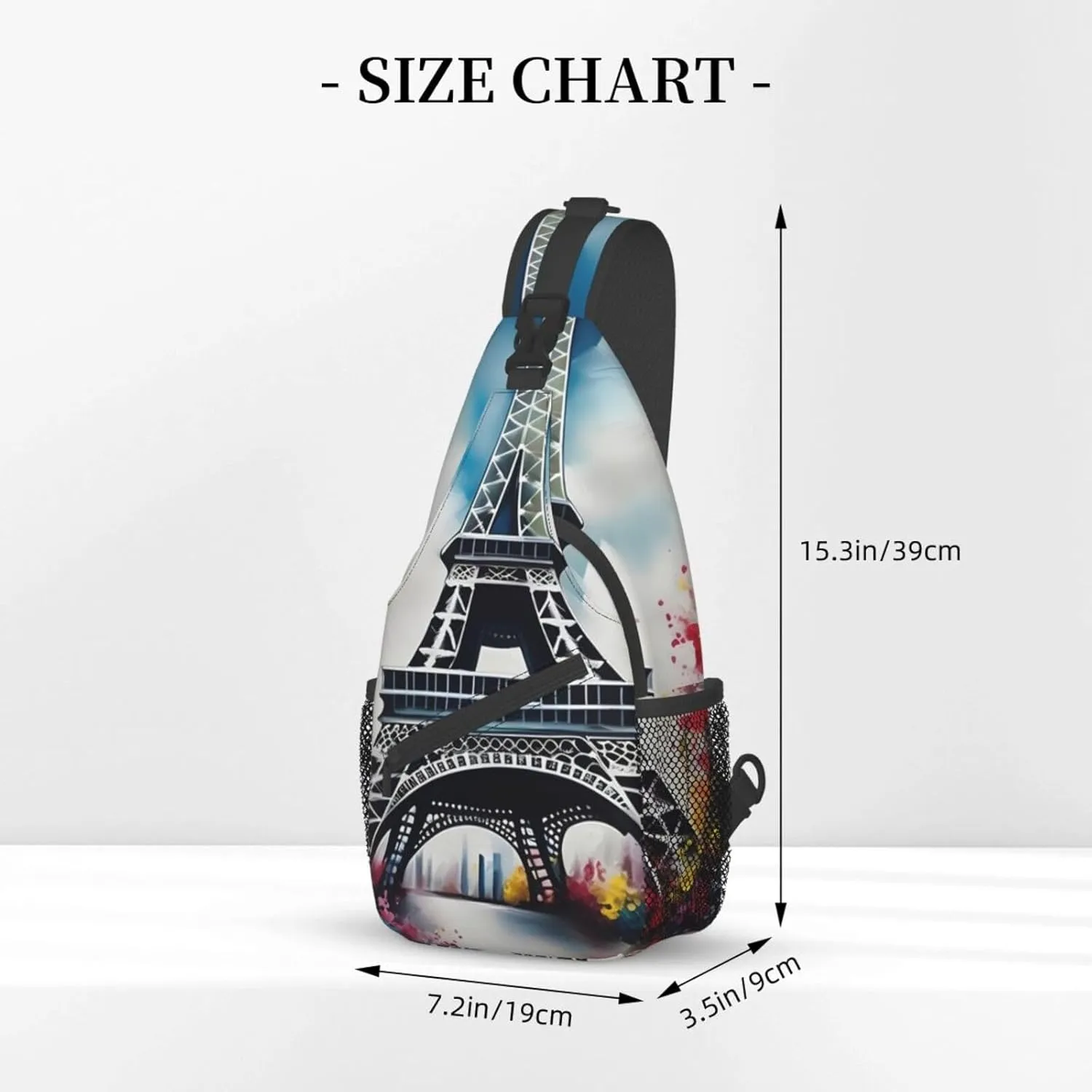 Flowers Skull Ornamental Pattern Unisex Daypack Chest Pack â€“ Lightweight & Stylish Hiking Rucksack, Versatile Messenger Bag