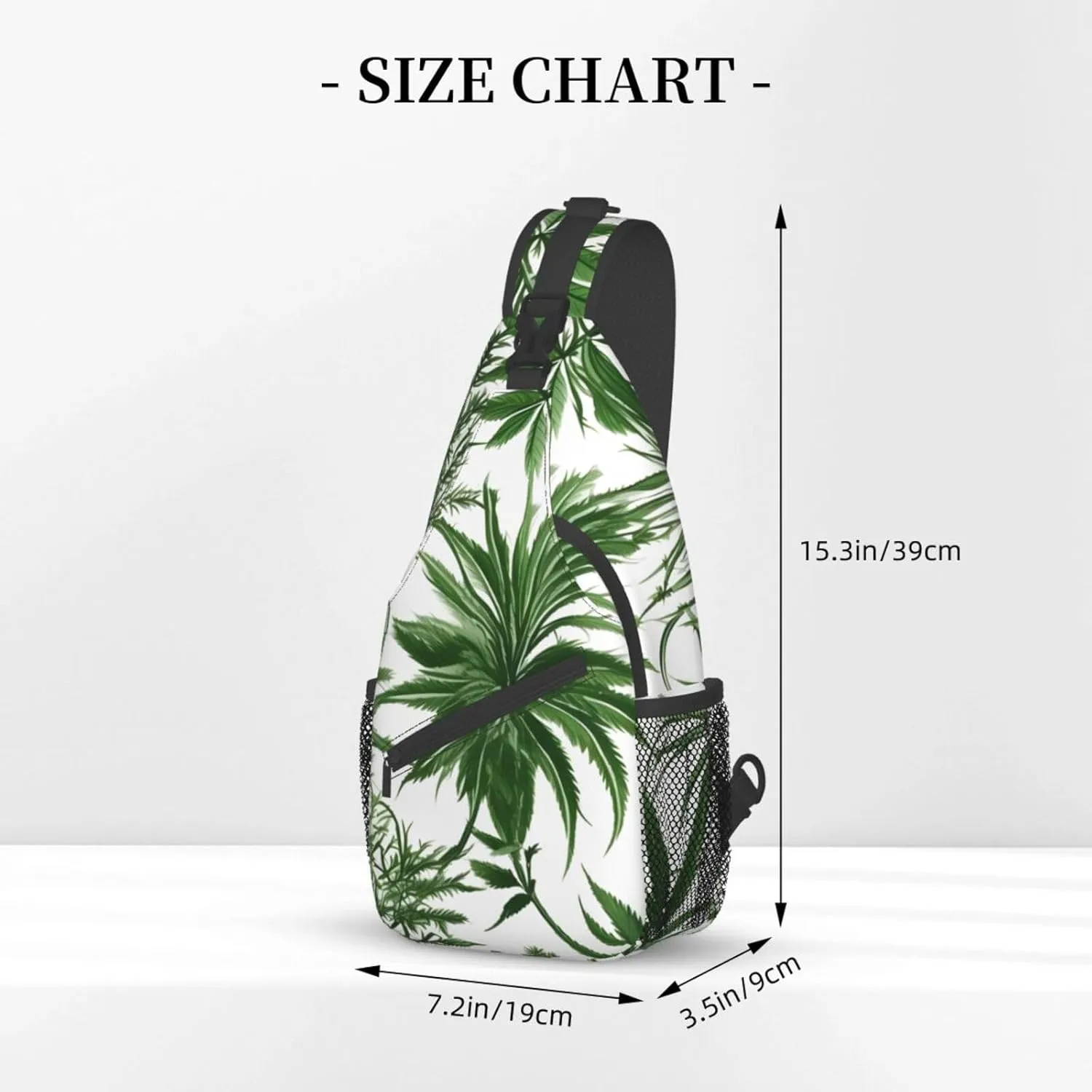 Flowers Skull Ornamental Pattern Unisex Daypack Chest Pack â€“ Lightweight & Stylish Hiking Rucksack, Versatile Messenger Bag