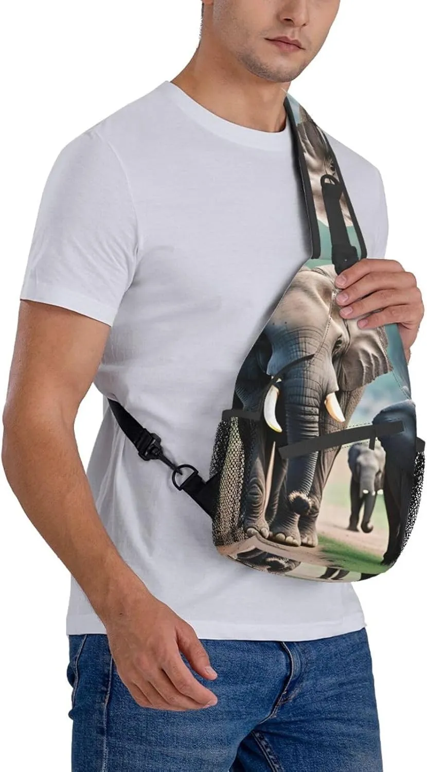 Flowers Skull Ornamental Pattern Unisex Daypack Chest Pack â€“ Lightweight & Stylish Hiking Rucksack, Versatile Messenger Bag