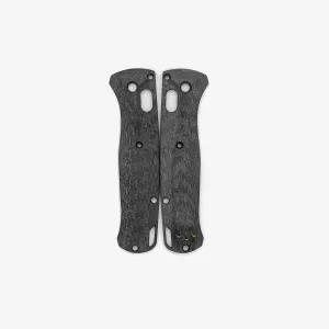Flytanium Crossfade Carbon Fiber Knife Handle Scales Compatible with Benchmade Bugout 535 EDC Knife (Basket Weave)