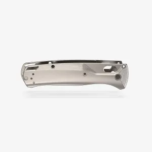 Flytanium Crossfade Titanium Knife Handle Scales Compatible with Benchmade Bugout 535 EDC Knife (Titanium Stonewash)