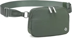 FODOKO Unisex Two-way Zipper Belt Bag