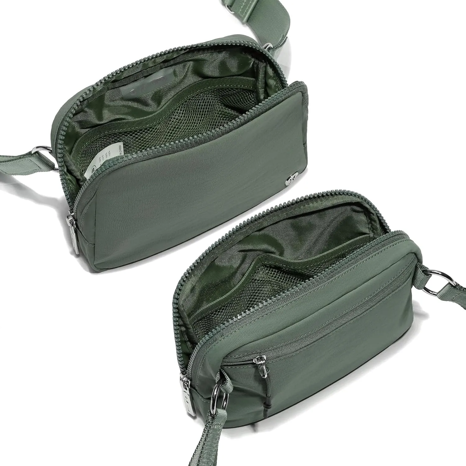 FODOKO Unisex Two-way Zipper Belt Bag