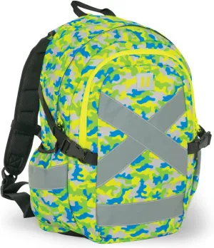 Forcefield Signal - Hi-Vis Reflective Utility Safety Backpack, Camo, Regular