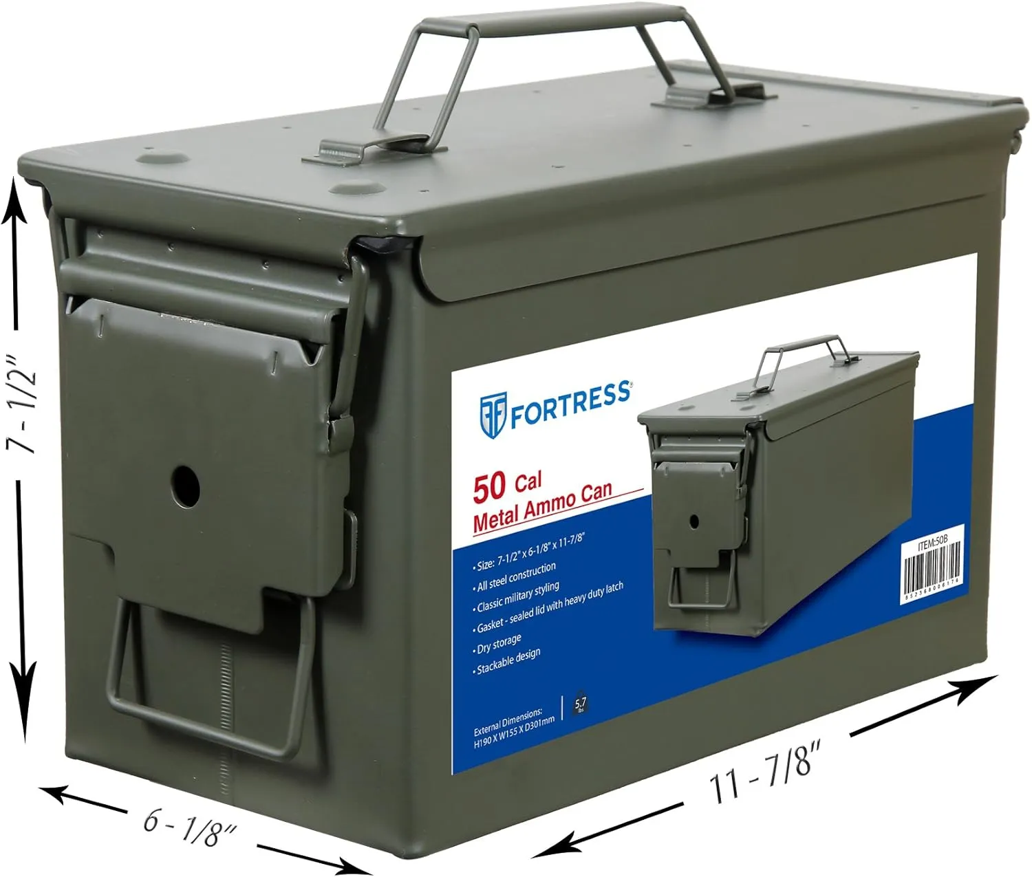 Fortress Metal Ammo Can