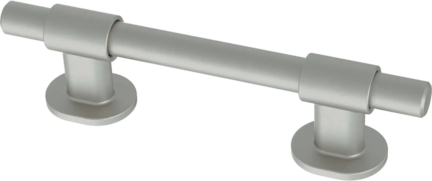 Franklin Brass Adjusta-Pull Francisco (5-Pack) Adjustable Drawer Pulls/Cabinet Handles 1-3/8" to 4" Hole Center Satin Nickel Kitchen Hardware, Doors, Dressers, Furniture P44364-SNM-B