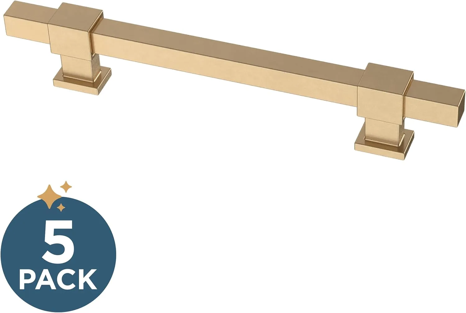 Franklin Brass Adjusta-Pull Square Bar (5-Pack) Adjustable Drawer Pulls/Cabinet Handles 1-3/8" to 6-5/16" Hole Center Champagne Bronze Kitchen Hardware, Doors, Dressers, Furniture P44368-CZ-B