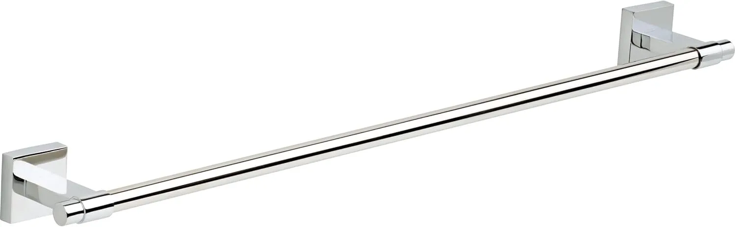 Franklin Brass Maxted (1-Pack) 24" Towel Rack for Bathroom, Polished Chrome Towel Bar for Bathroom Wall Towel Holder Rod Wall Mounted Bathroom Accessories MAX24-PC