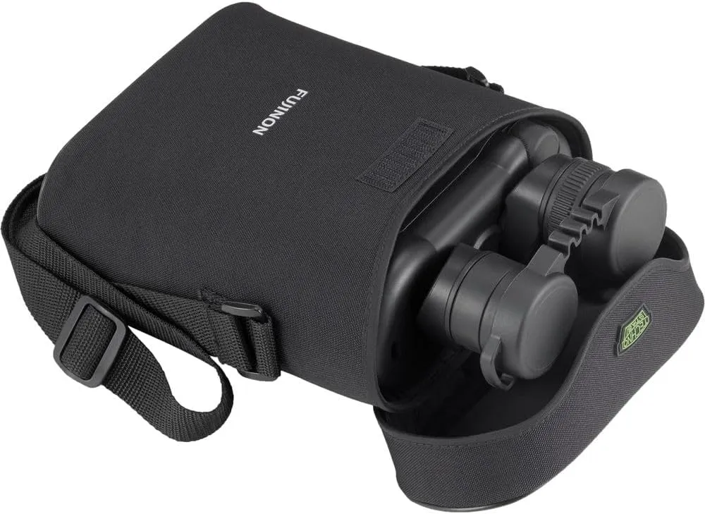 Fujifilm Fujinon 14x40 TSX1440 Techno-Stabi Image-Stabilized Binoculars (Black) (16668012) Bundle with SanDisk 64GB Extreme PRO SD Card   Flashlight   Backpack   Floating Strap   Cleaning Kit