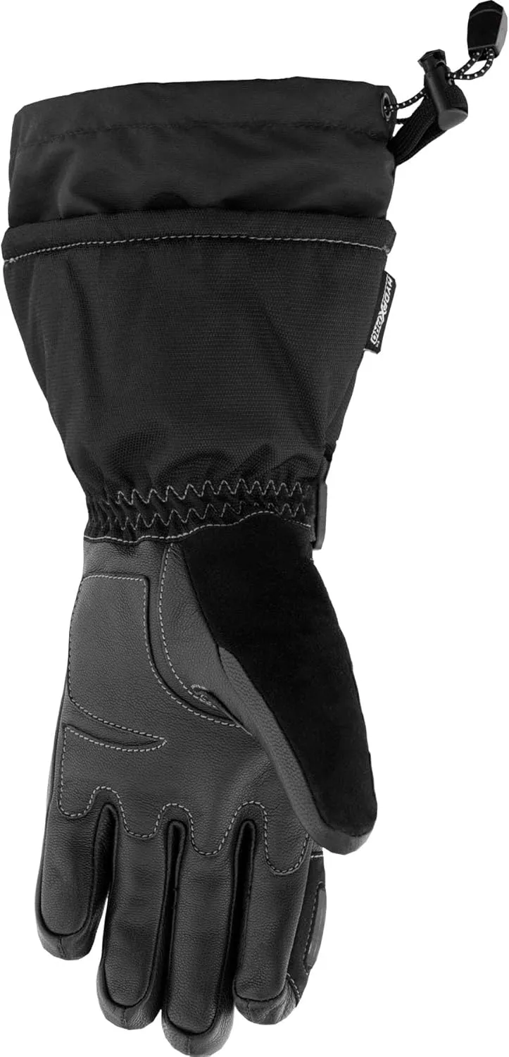 FXR Women's Adrenaline Insulated Snowmobile Glove 2025 (Black/White - Medium)