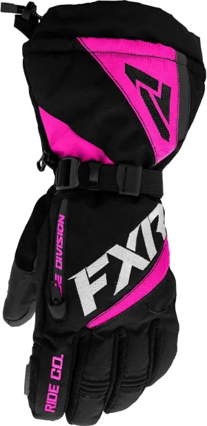 FXR Women's Fusion Glove 2025 (Black/Fuchsia - Small)