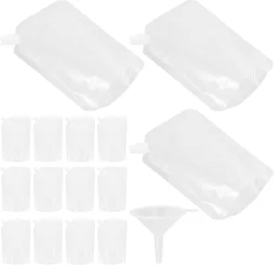 Garneck Travel Drink Containers Leakproof Pouches Juice Bags Edible Oil Bag Alcohol Holder Plastic Milk Holder for Family Gatherings