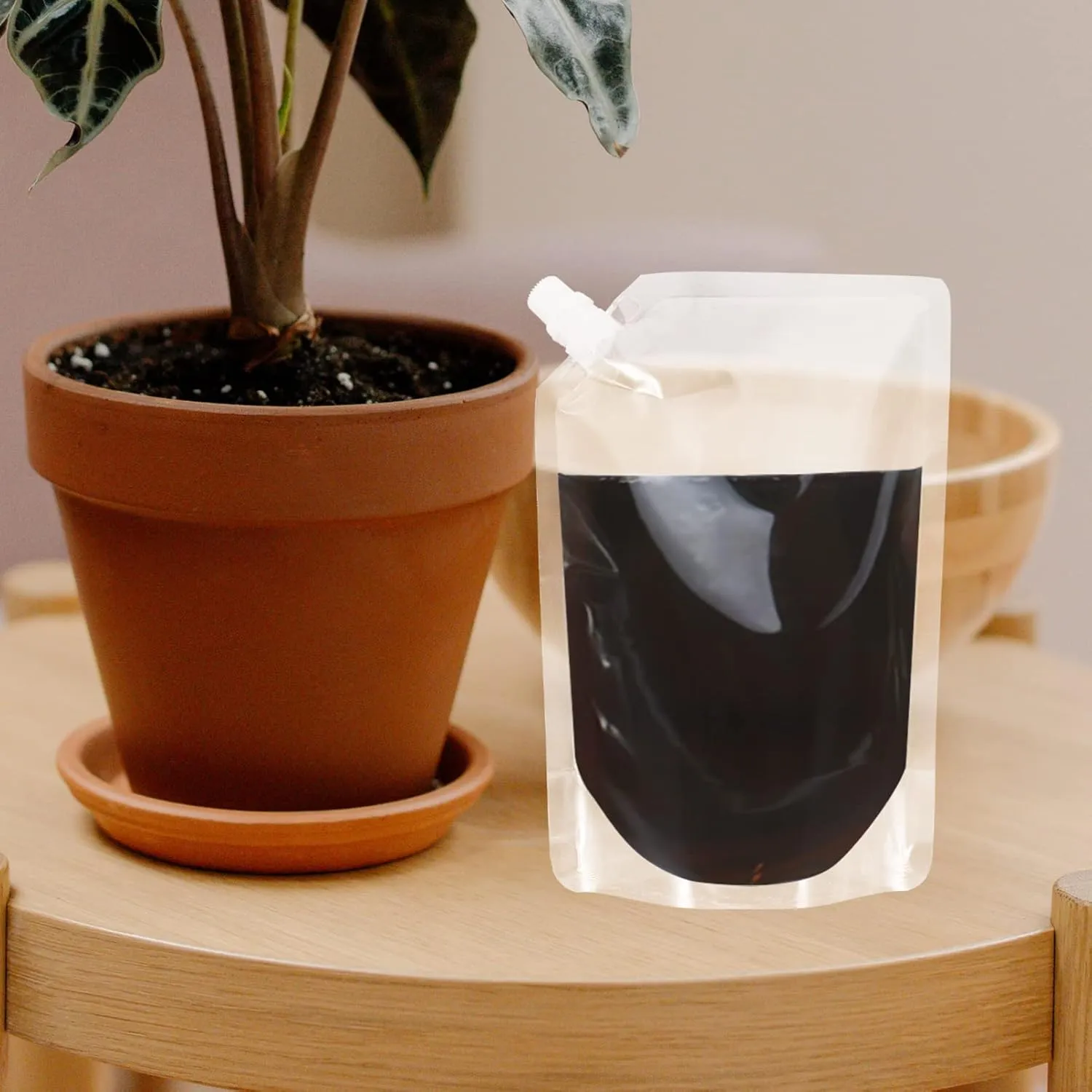 Garneck Travel Drink Containers Leakproof Pouches Juice Bags Edible Oil Bag Alcohol Holder Plastic Milk Holder for Family Gatherings