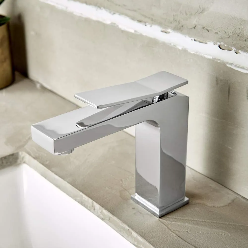 Gerber Avian Single Handle Bathroom Faucet with Metal Touch Down Drain, Chrome