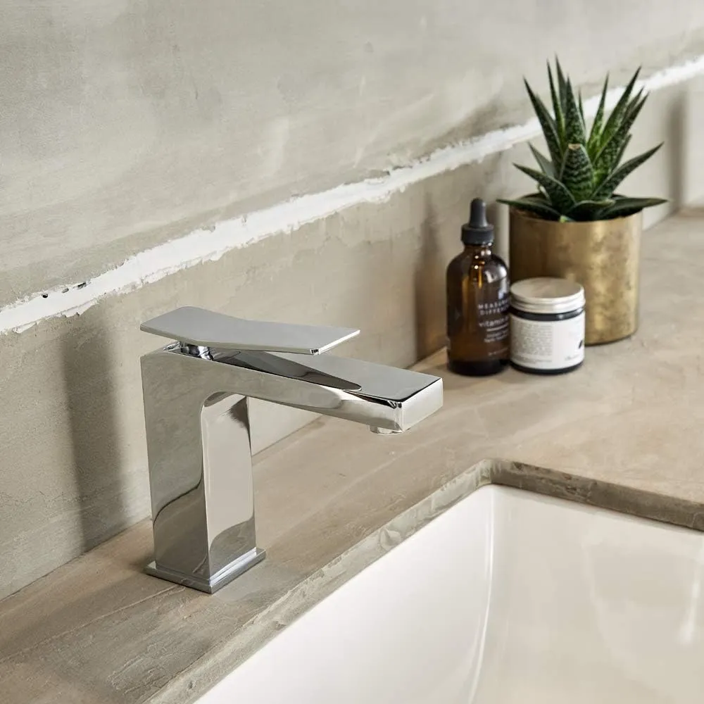 Gerber Avian Single Handle Bathroom Faucet with Metal Touch Down Drain, Chrome