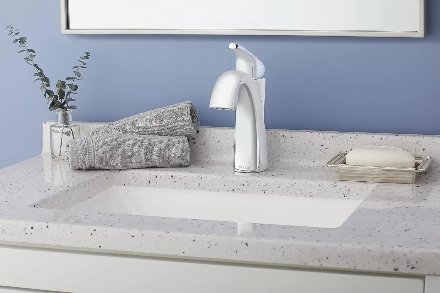 Gerber D225018BN Lavatory Faucet, Brushed Nickel