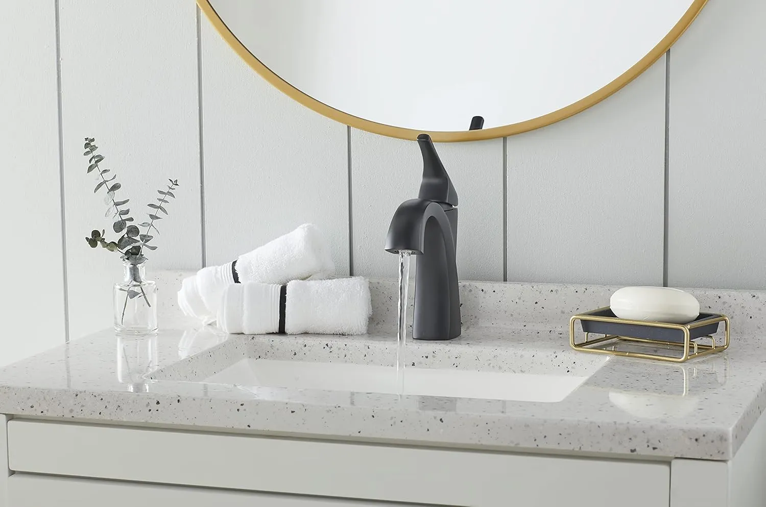 Gerber Plumbing Vaughn Lavatory Faucet with Metal Pop-Up Drain