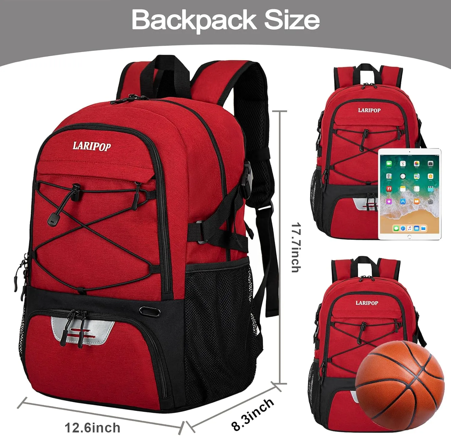 Gifts for Men,Basketball Backpack-Christmas Stocking Stuffers for Boys and Girls,Mens Gifts,Ball