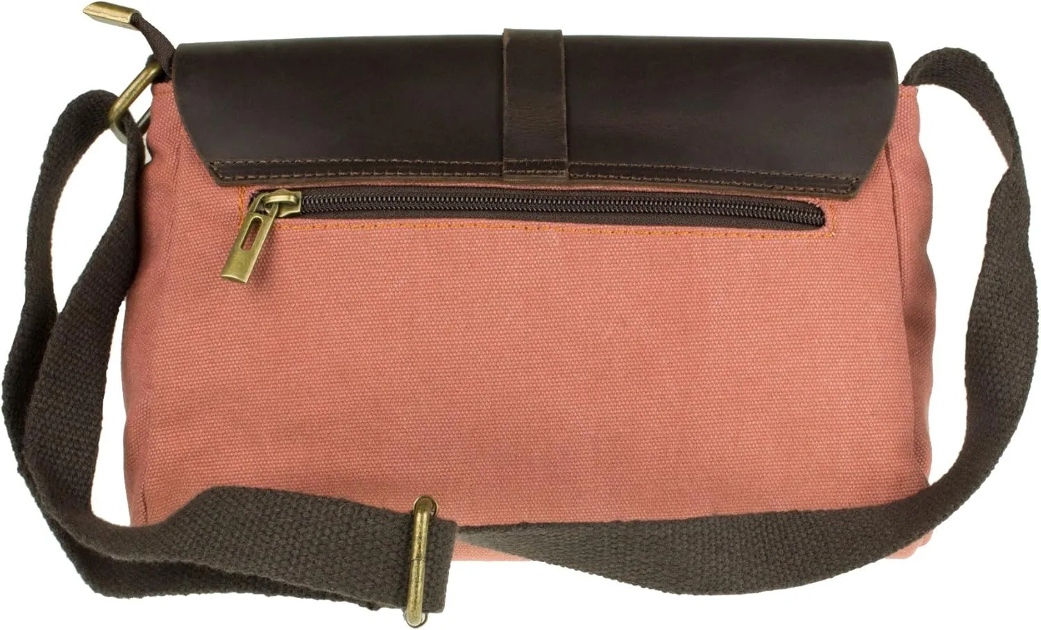 Girly Handbags Womens Italian Leather Canvas Cross Body Bag