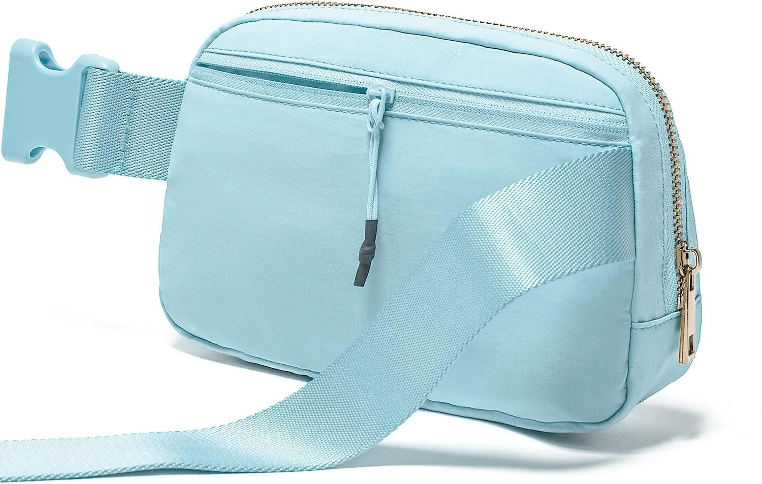 Gitus Gifts for 7 8 9 10 11 Year Old Girls Belt Bag Fanny Pack Crossbody Bags with Initial Letter Patch Birthday Gifts for Daughter Sister Friends Teen girls (Icing Blue-L)