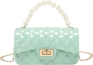 Gladdon Mini Quilted Crossbody Bags for Teen Girls Shoulder Purses Chain Strap Handbags Birthday Gift for Girl