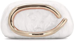 GOKTOW Acrylic Clutch Purse with Removable Chain for Women Evening Formal Wedding Party