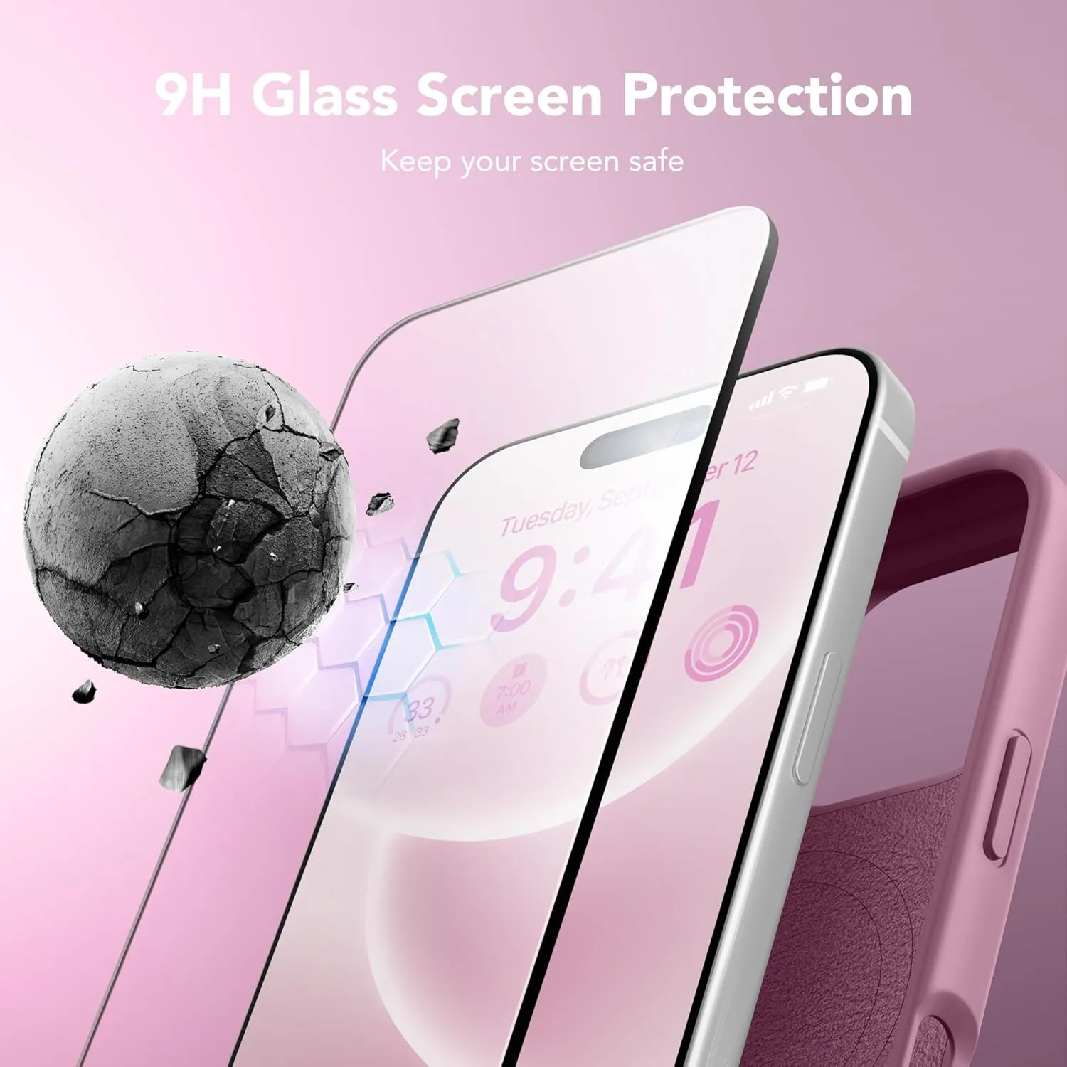 GONEZ Magnetic for iPhone 16 Pro Case, Compatible with MagSafe, [Screen Protector   Camera Lens Protector], Silicone Shockproof Anti-Scratch Protective Phone Case 6.3 inch, Blackcurrant