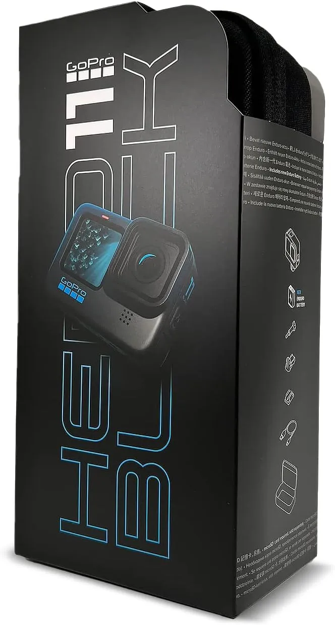 GoPro HERO11 Black - Waterproof Action Camera with 5.3K60 Ultra HD Video, 27MP Photos, 1/1.9" Image Sensor, Live Streaming, Webcam, Stabilization (Renewed)