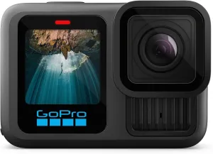 GoPro HERO13 Black - Waterproof Action Camera with 5.3K60 Video, 27MP Photo   Compatability with HB-Series Lenses (Renewed)