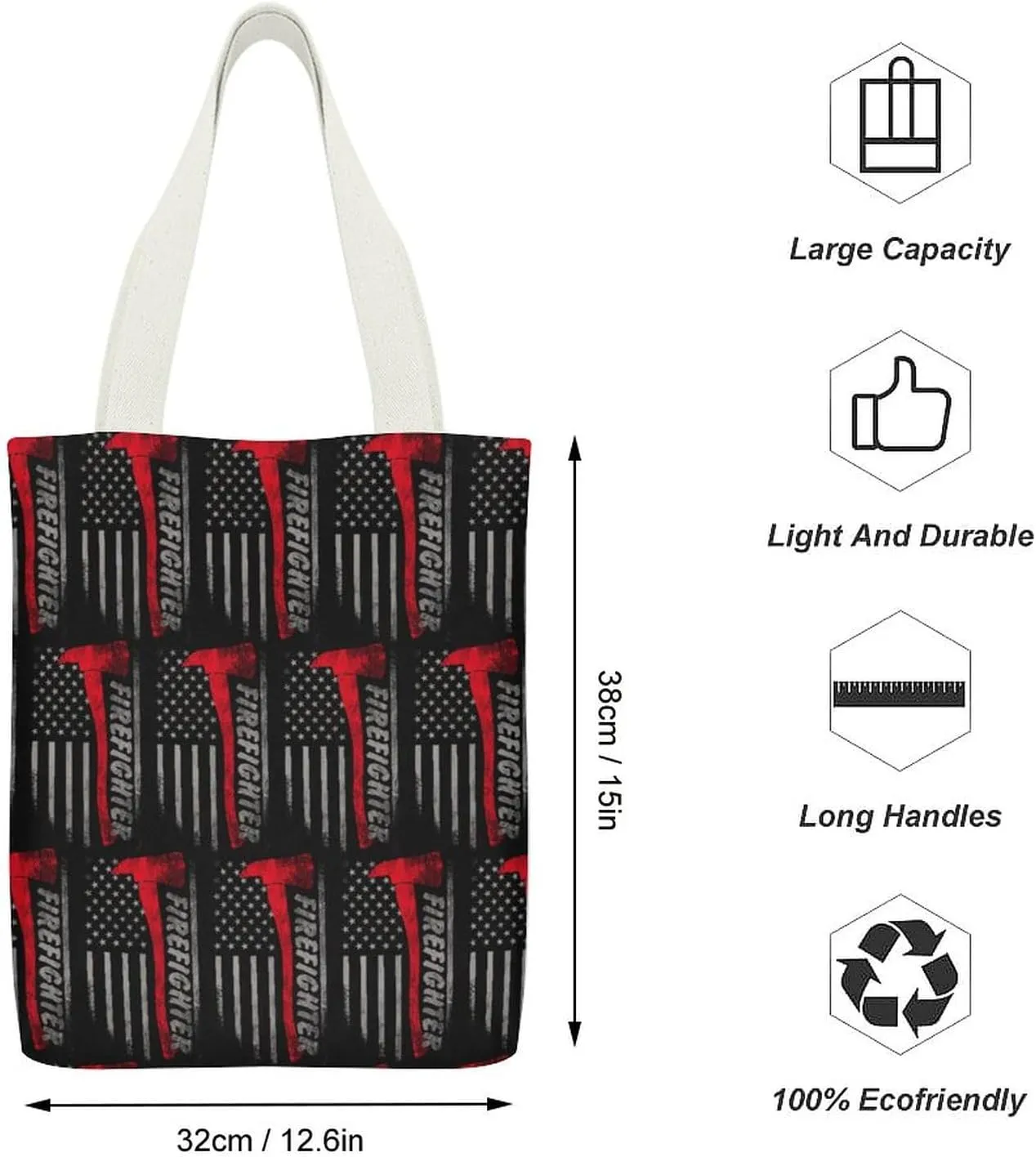 Gothic Magic Witch Witchy Large Capacity Stylish Canvas Tote Bag