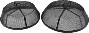 Gourmet Basics by Mikasa Metal Mesh Food Dome Covers, Set of 2, 12.75 Inch 14.5 Inch