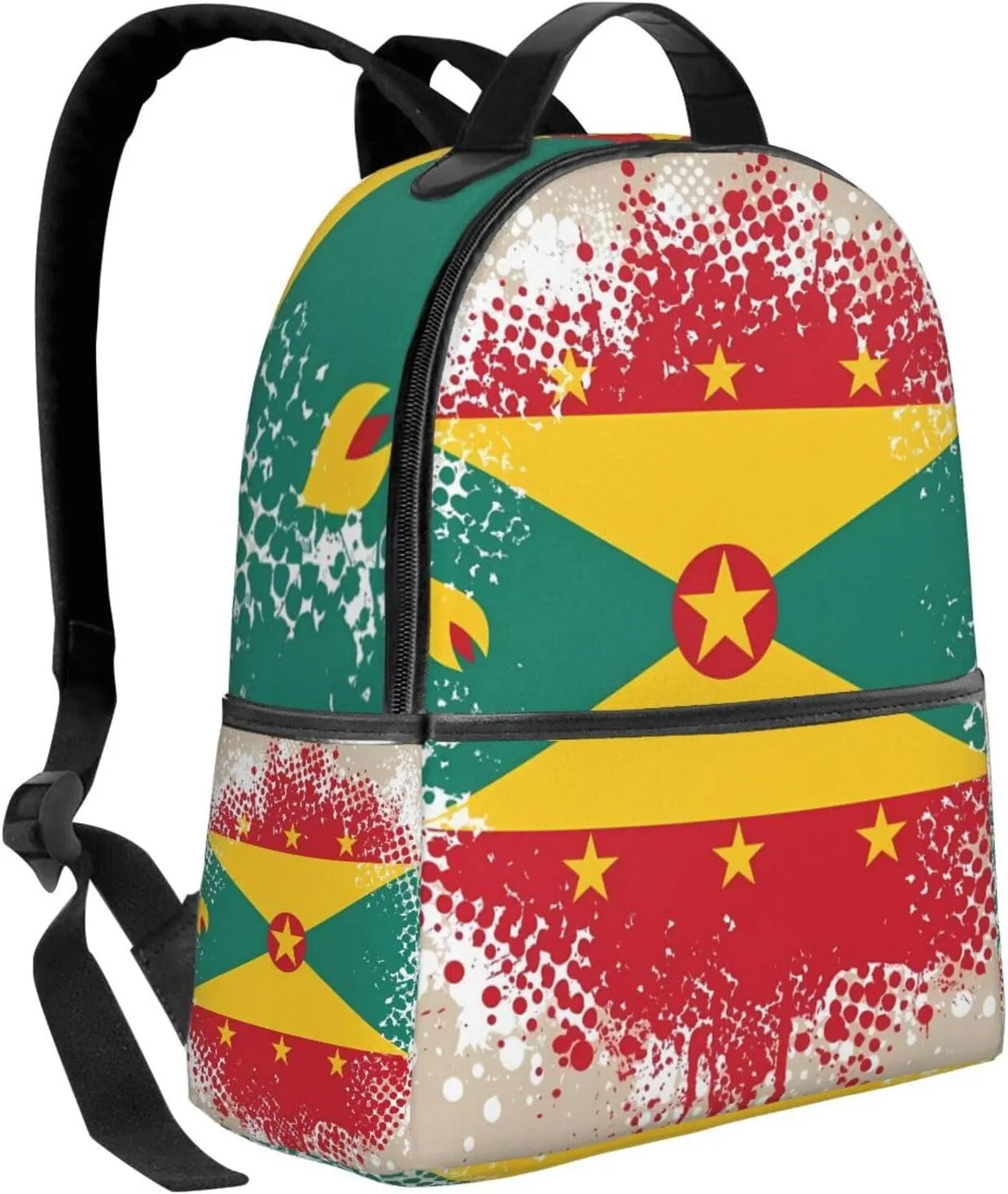 Grenada Flag Casual Backpacks Laptop Backpack Carry-on Daypack Sports Travel Rucksack Lightweight Working Bag for Outdoor Hiking Cycling Walking
