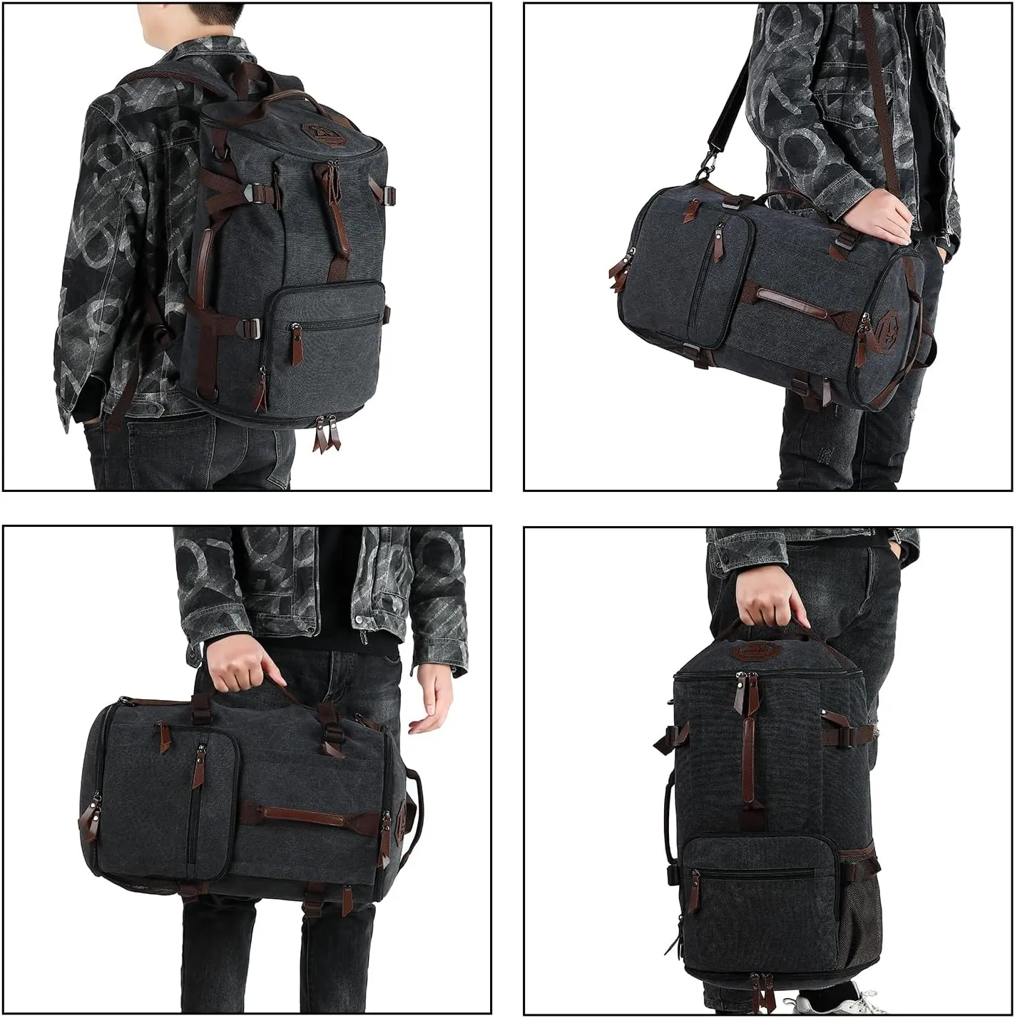 gym duffel bag backpack wrestling bag with shoe compartment 4 kinds of back method waterproof sports walking laptop