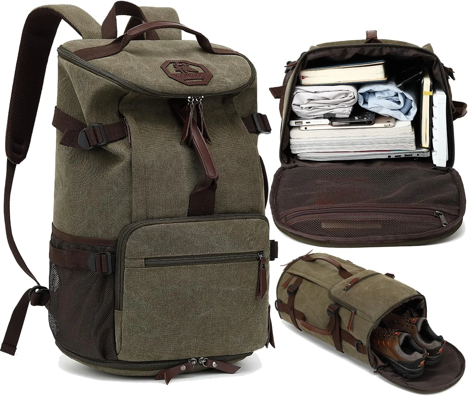gym duffel bag backpack wrestling bag with shoe compartment 4 kinds of back method waterproof sports walking laptop