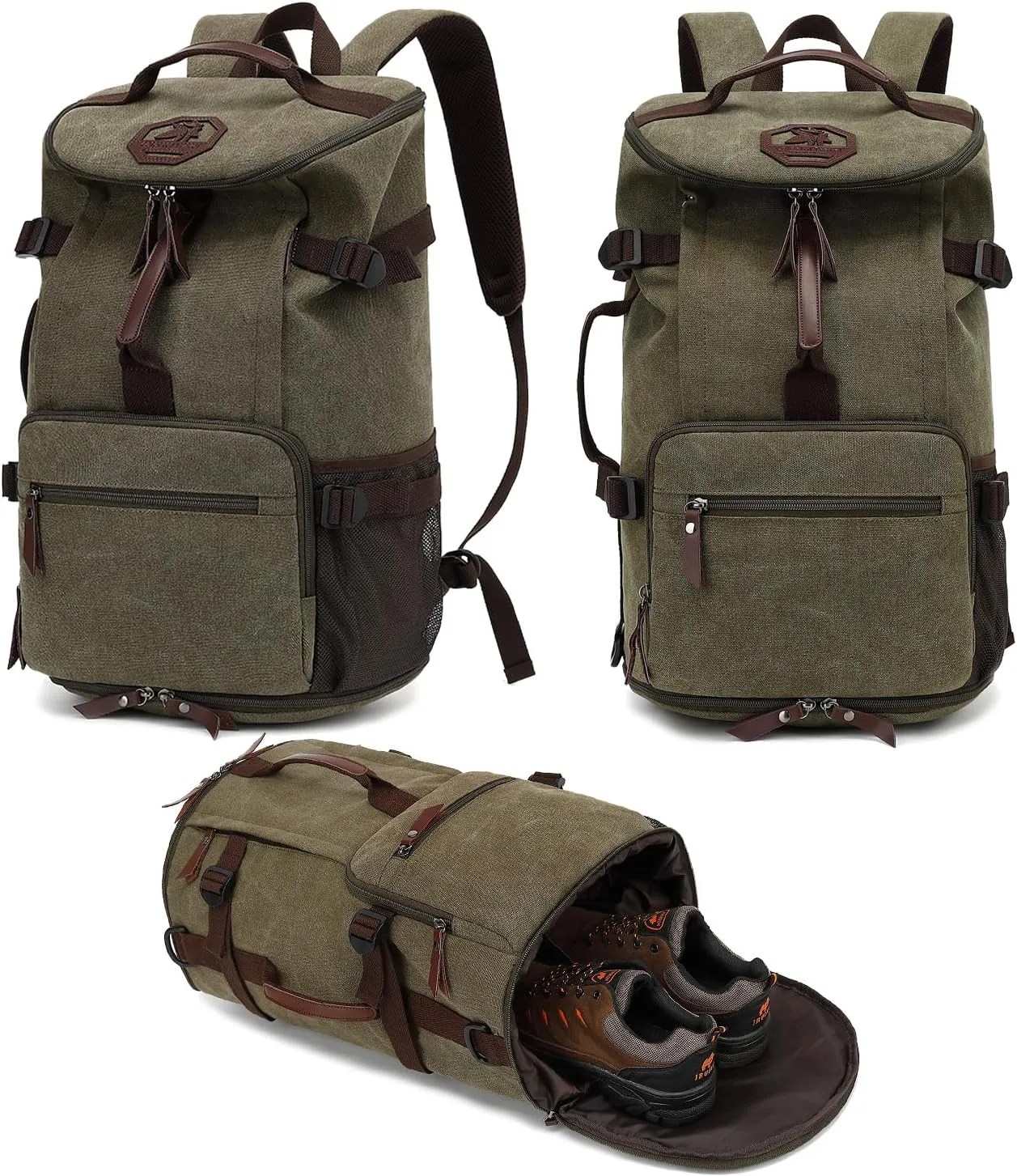 gym duffel bag backpack wrestling bag with shoe compartment 4 kinds of back method waterproof sports walking laptop