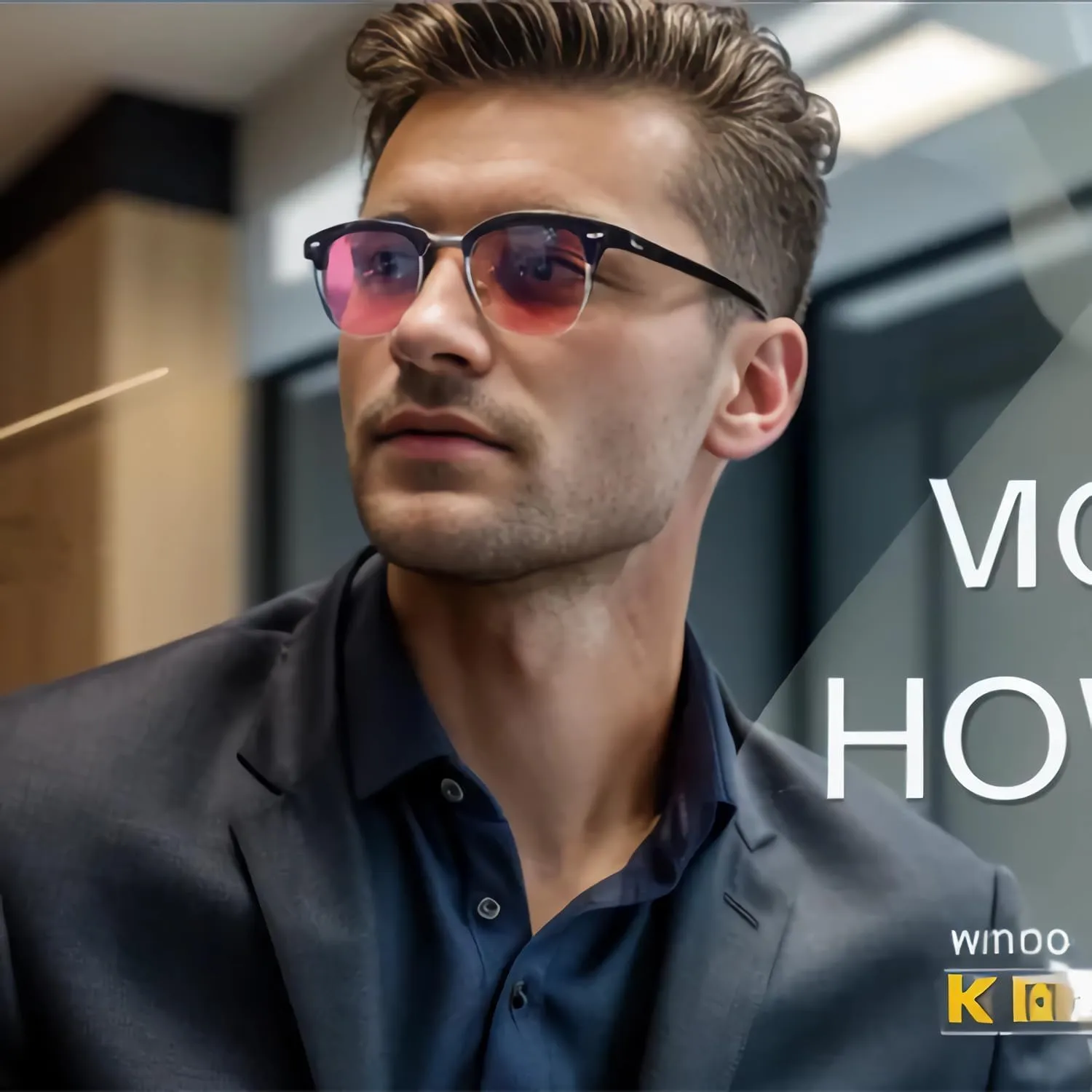 Half frame Retro Semi Rimless Clear Lens Glasses Blue Blocking Eyewear Men Women (4 Pack Reading 2.5 X)