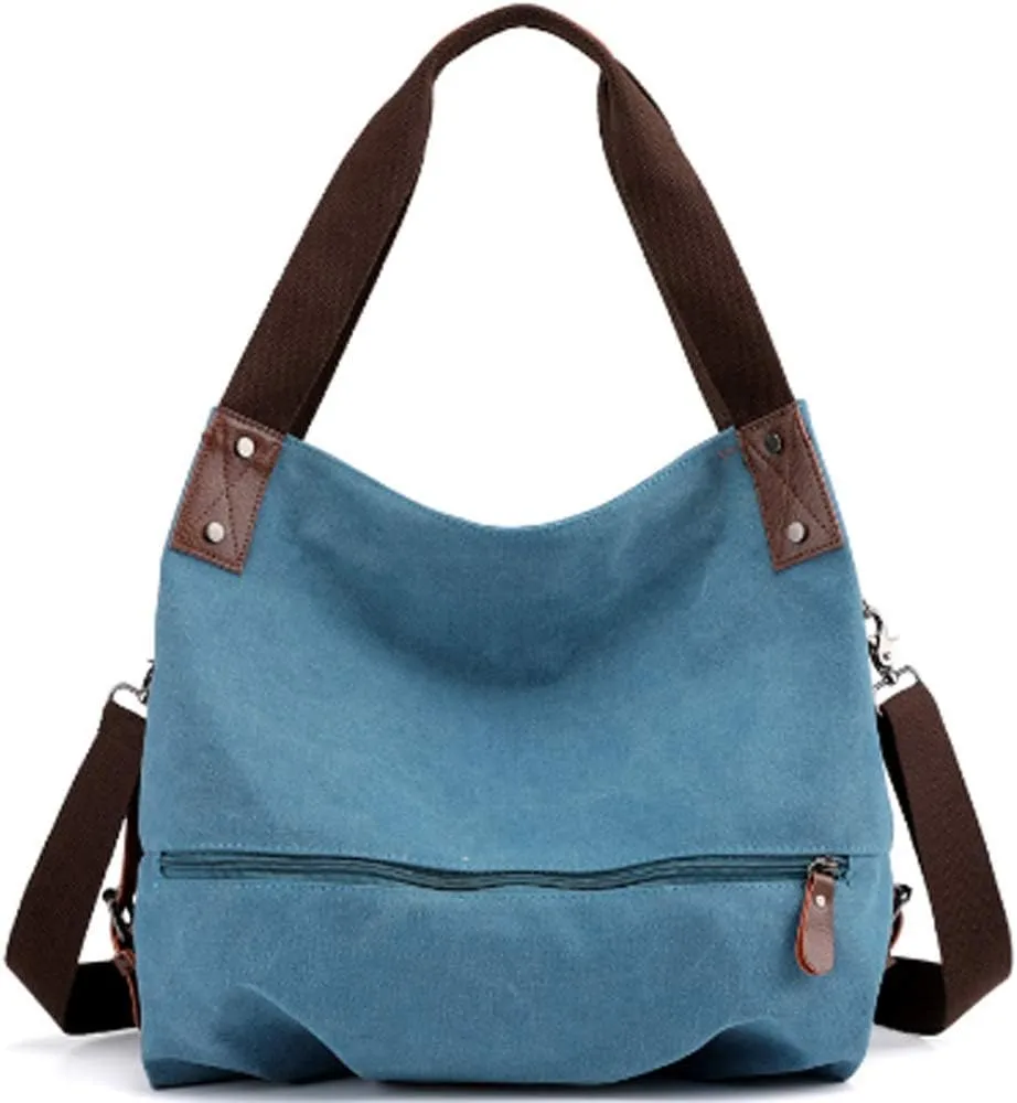 Handbag for Women Satchel Tote Bag Casual Canvas Pouch Handbags Purse Hobo Bag