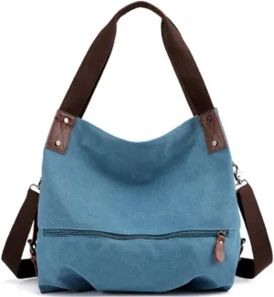 Handbag for Women Satchel Tote Bag Casual Canvas Pouch Handbags Purse Hobo Bag