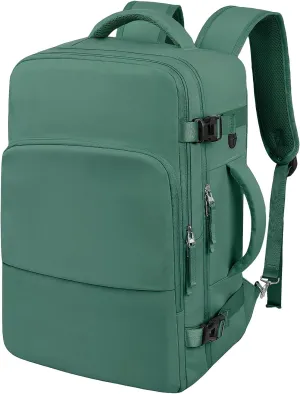 Hanples Large Travel Laptop Backpack for Women, Carry On Backpack, Hiking Backpack, Waterproof Durable Business Backpack with USB Charging Port, College Computer Bag, Fits 16 Inch Laptop