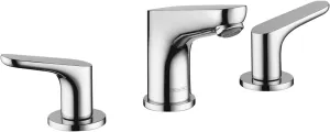 hansgrohe Focus Modern-Handle-Hole 5-inch Tall Sink Chrome, 04809000 Widespread Bathroom Faucet