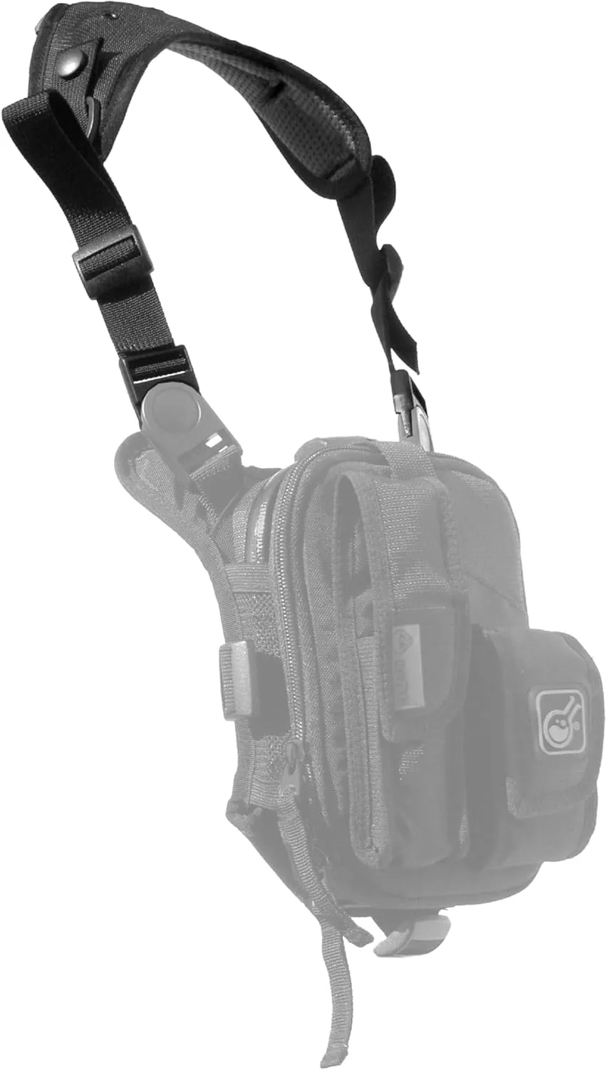 Hazard 4 Covert RG Multi-Configuration Small Pack System - Escape Chest Pack, Loader Chest Pack, Covert Anatomic RG Padded Deluxe Shoulder Harness - Tool Kit, Camera, Cycling, Flashlight - Black