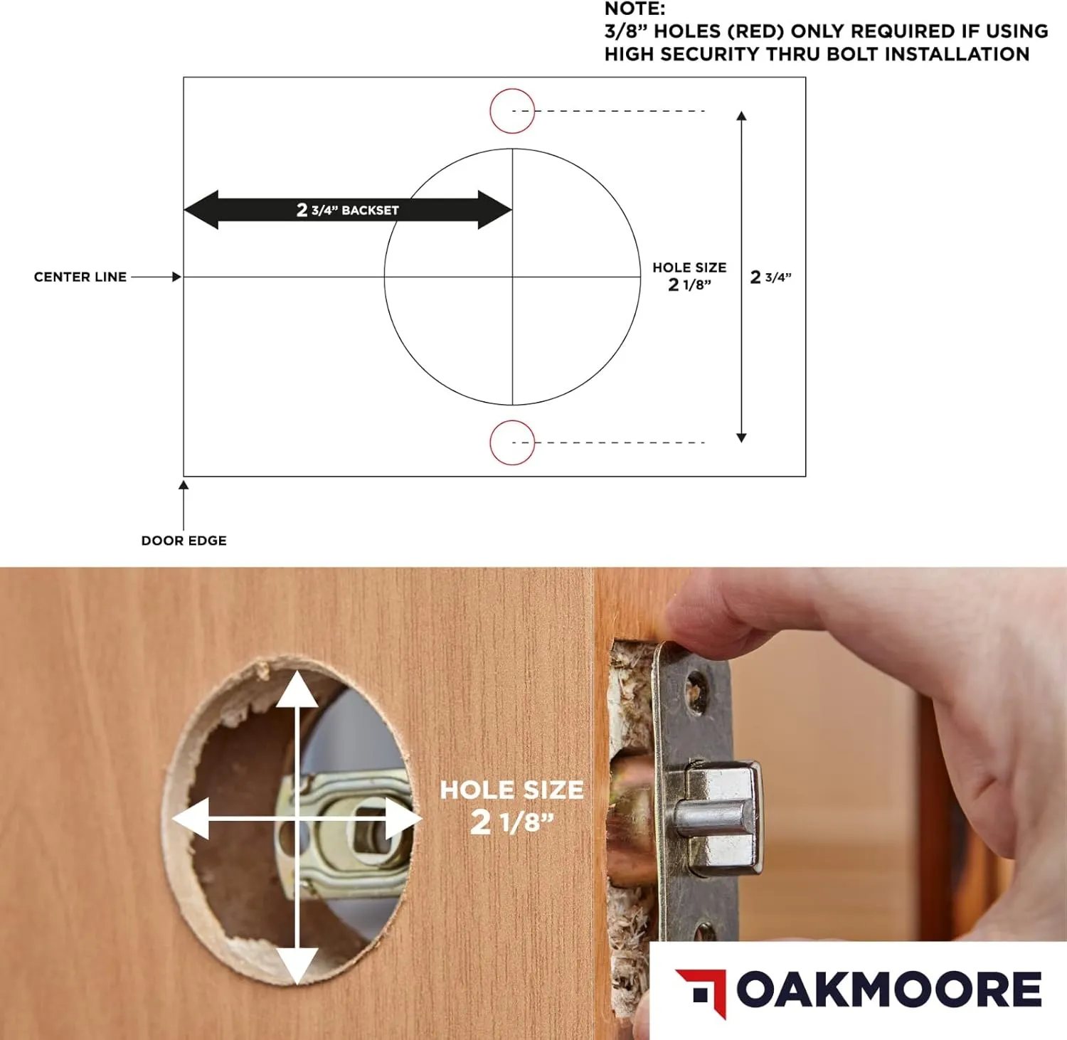 Heavy Duty Commercial Door Handle | Passage Function | Grade 2 | No Lock/Key | for Meeting Rooms & Kitchens | Nickel Finish | C UL & ADA | ANSI A156.2