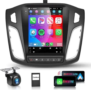 【HiFi 16EQ】 for Ford Focus 2012 2013 2014 2015 2016 2017 2018 Car Stereo Radio with Wireless Carplay Android Auto, 5GWiFi Podofo 9.7inch 1080P HD IPS Touchscreen Car Play GPS Bluetooth Backup Camera