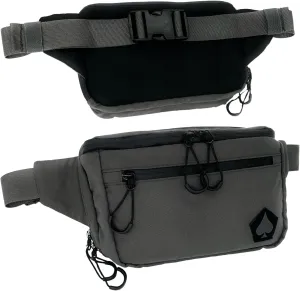 HighSpeedDaddy Concealed Carry Fanny Pack - 500D Water-Resistant Nylon, Quick Access CCW Pocket, YKK AquaGuard Zippers, EDC Bag with Adjustable Waist (upto 49"), Everyday Carry for Men & Women - Grey