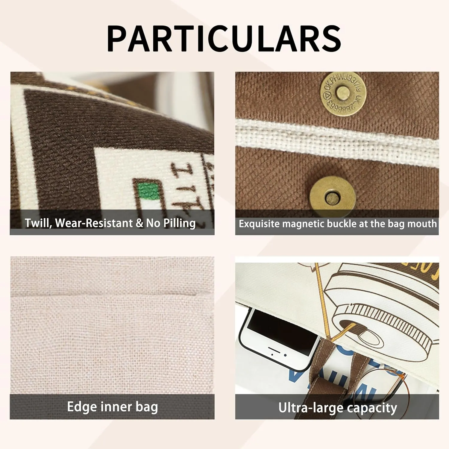 Hobo Shoulder Tote Bag Canvas Tote Handbags Bucket Bag Purses for Women Trendy Shoulder Bag Canvas Handbag